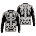 Floral Skeleton Halloween Golf Polo Shirt, Golf Shirts For Men, Mens Golf Apparel