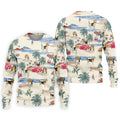 Cute Beagle Beach Vacation Tropical Golf Polo Shirt, Hawaiian Golf Shirt, Golf Shirts For Men