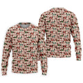 Christmas Dachshund Pink Checkered Golf Tops For Men, Christmas Golf Shirt, Polo Shirts For Men