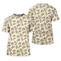 Cute Opossum Seamless Pattern Ladies Golf Tops, Golf Shirt For Women, Ladies Golf Shirts