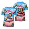 Killer Summer Vibes Evil Doll Golf Polo Shirt, Golf Shirts For Men, Mens Polo Shirts