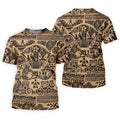 Polynesian Tribal Hawaiian Golf Shirt, Golf Shirts For Men, Mens Golf Apparel