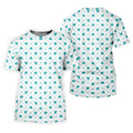 Grid Pattern Shamrock Golf Shirt, St Patrick's Day Golf Tops For Men, Golf Shirts For Men, Polo Shirts For Men