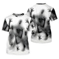 Haunted Shadow Silhouette Golf Polo Shirt, Men's Golf Shirts, Hawaiian Golf Shirt