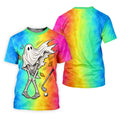 Windy Skeleton Ghost Golf Polo Shirt, Halloween Shirts For Men, Golf Polo Shirts For Men