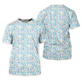 Autism Awareness Rainbow Heart Infinity Symbol Blue And White Golf Shirt For Women, Ladies Golf Polos
