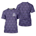 Foolish Mortal Haunted Pattern Golf Polo Shirt, Women's Golf Apparel, Halloween Shirt
