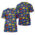 Funny Comic Pop Art Golf Shirt, Fun Golf Polo Shirt, Golf Shirts For Men