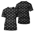 Dirty Funny Adult Humor Snowflakes Black Golf Shirt, Fun Men's Golf Polos, Christmas Golf Shirt, Polo Shirts For Men