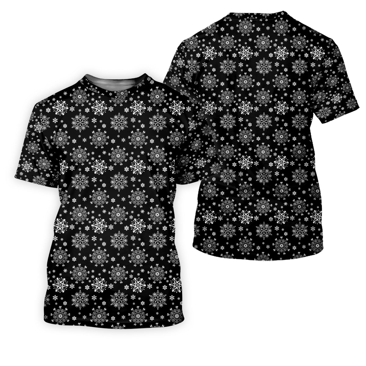 Dirty Funny Adult Humor Snowflakes Black Golf Shirt, Fun Men's Golf Polos, Christmas Golf Shirt, Polo Shirts For Men