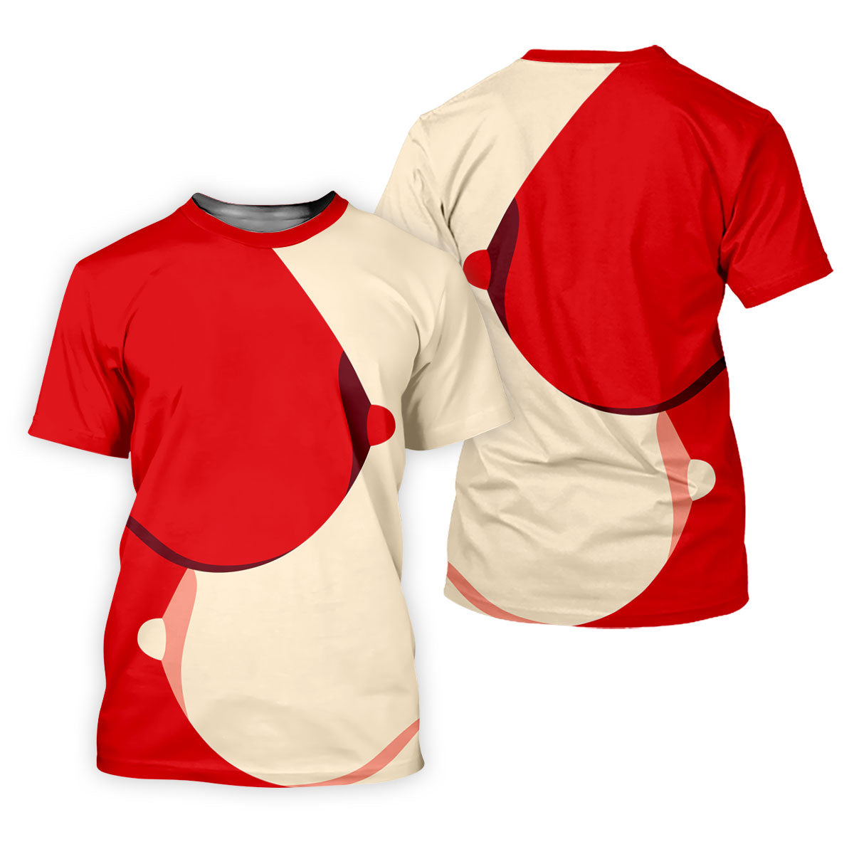 Funny Boobs Design Hawaiian Golf Shirt, Dirty Humor Women's Golf Shirt, Hawaiian Golf Shirt, Golf Polo For Women