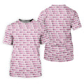 Middle Finger Pink Ribbon Breast Cancer Golf Shirt, Women’s Golf Polo, Ladies Golf Shirts