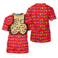Cheeky Lights Christmas Golf Shirt, Mens Golf Shirts, Golf Apparel For Men