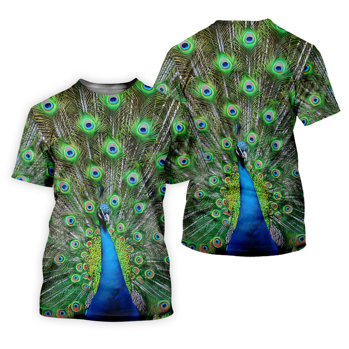 The Peacock Unique Golf Shirt, Golf Tops For Men, Golf Shirts For Men, Polo Shirts For Men