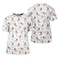 Retro Pin Up Martini Cocktail Hawaiian Golf Shirt, Ladies Golf Shirts, Performance Golf Shirt