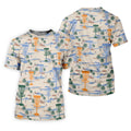 Beach Disc Golf Basket Pattern Polo Shirt, Hawaiian Golf Shirt, Golf Polo Shirts For Men
