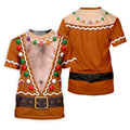 Funny Gingerbread Costume Christmas Golf Shirt, Ladies Golf Top, Women’s Golf Apparel