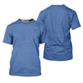 Blue Text Pattern Golf Polo Shirt, Ladies Golf Shirts, Golf Tops For Women