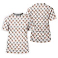 Longhorn Watercolor Pattern Golf Polo Shirt, Golf Tops For Women, Hawaiian Golf Shirt