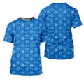 Dirty Funny Adult Humor Snowflakes Blue Golf Shirt, Fun Men's Golf Polos, Christmas Golf Shirt, Polo Shirts For Men