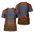 Tribal Suspender Pattern Halloween Golf Polo Shirt, Golf Polo For Women, Printed Golf Shirt