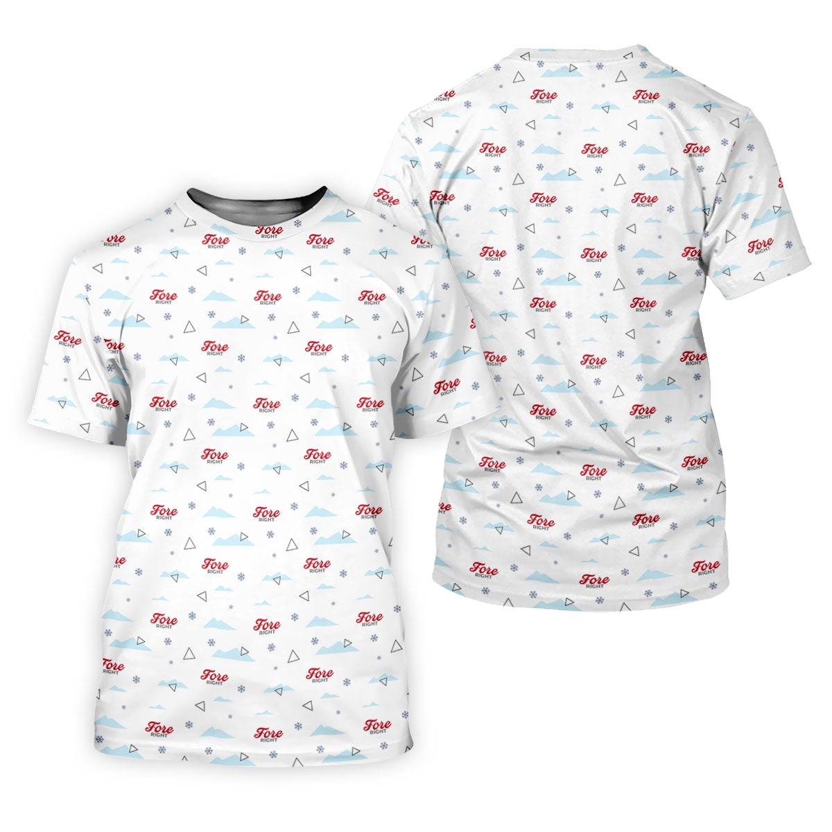 Fore Right Men's Funny Golf Shirts, Golf And Beer Polo Shirts For Men, Golf Shirts For Men