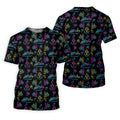 Funny Adult Cruise Vacation Pattern Polo Shirt, Womens Golf Tops, Printed Golf Shirt