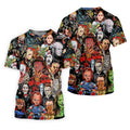 Halloween Golf Shirts, Golf Tops For Men, Gifts For Golf Lovers, Polo Shirts For Men, Golfing Apparel