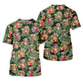 Funny Sloth Hawaiian Summer Ladies Golf Tops, Golf Shirt For Women, Ladies Golf Shirts