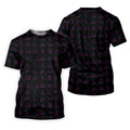 Funny Neon Couples Pattern Golf Polo Shirt, Ladies Golf Shirts, Golf Polo For Women