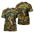 Camo Bigfoot Golfer Drinking Beer Polo Shirt, Mens Golf Shirts, Golf Apparel For Men