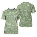 Sandwich Golf Course Seamless Pattern Performance Golf Shirt, Women Golf Top, Ladies Golf Shirts