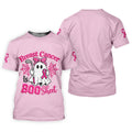 Breast Cancer Is Boo Sheet Ghost Polo Shirt, Men's Golf Shirt, Printed Golf Shirts