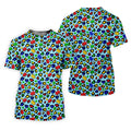 Autism Awareness Color Leopard Pattern Blue Golf Shirt, Women's Golf Tops, Ladies Golf Shirts, Ladies Golf Polos