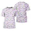 Western Halloween Purple Women Golf Top, Cute Golf Outfit, Ladies Golf Shirts, Golfing Apparel
