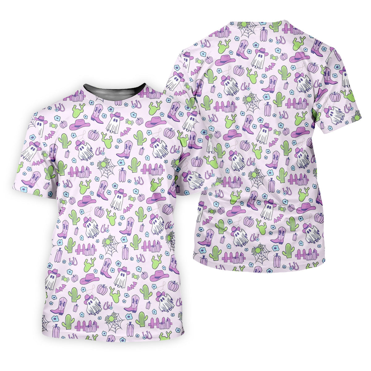 Western Halloween Purple Women Golf Top, Cute Golf Outfit, Ladies Golf Shirts, Golfing Apparel