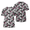 Pink Ribbon Floral Paisley Breast Cancer Golf Shirt, Women’s Golf Tops, Ladies Golf Shirts