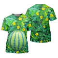 Funny Watermelon Belly Illusion Golf Polo Shirt, Mens Golf Polo, Hawaiian Golf Shirt