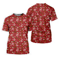 Funny Ho Ho Ho Naughty Tits Christmas Golf Shirt, Men's Funny Golf Shirts, Christmas Golf Gift