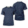 Tropical Cocktail Pinup Pattern Golf Shirt, Women’s Golf Apparel, Golf Polo For Women