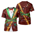 Christmas Lights Disco Ball Pattern Women Golf Top, Christmas Golf Shirt, Ladies Golf Tops