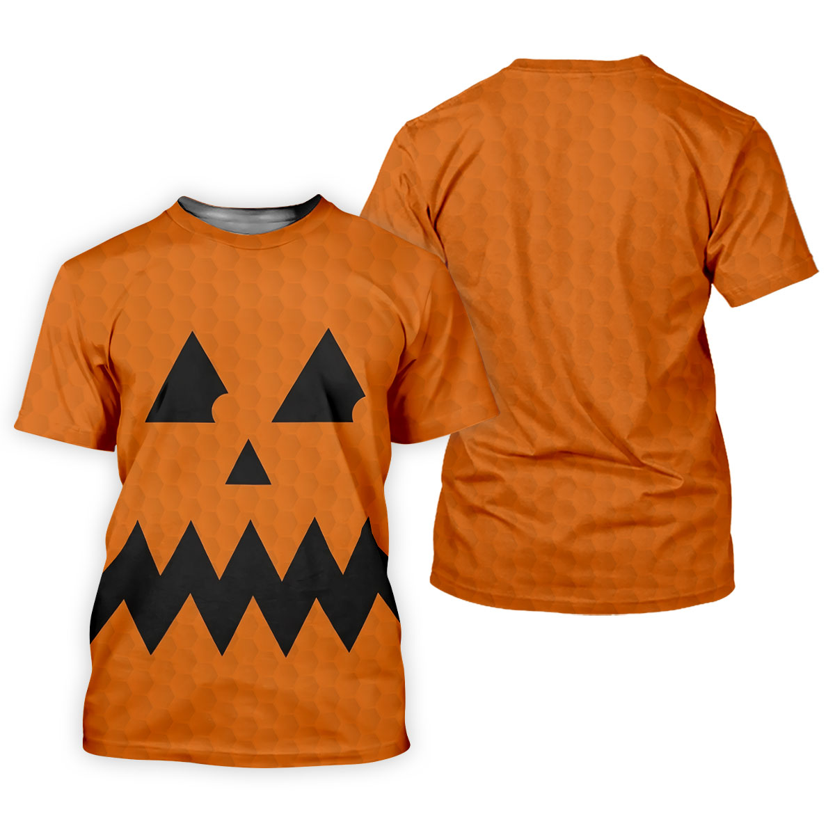 Halloween Jack O Lantern Golf Shirt, Women's Golf Polo, Ladies Golf Tops