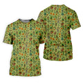 Tiki Zombie Hawaiian Golf Shirt, Hula Dancer Skull Pattern, Polo Shirts For Women