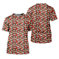Fun Christmas Colorful Shirts For Men, Naughty Christmas Golf Shirt, Polo Shirts For Men, Golfing Apparel
