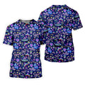 Mexican Holiday Symbols Neon Pattern Cinco De Mayo Celebration Fiesta Themed Golf Shirts For Men