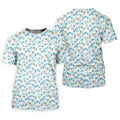 Watercolor Palm Tree Hawaiian Golf Shirt, Summer Vibe Men's Golf Shirt, Polo Shirts For Men