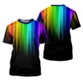 Rainbow Gradient LGBT Support Ladies Golf Tops, Gay Pride Month Celebrate Golf Shirt For Women