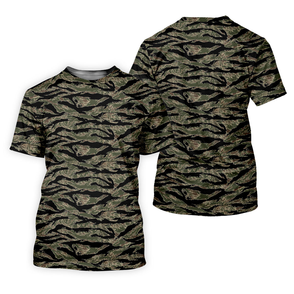 Rhodesian Tiger Stripe Camo Hawaiian Golf Shirt, Women's Golf Tops, Ladies Golf Shirts
