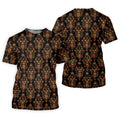 Haunted Face Wallpaper Halloween Golf Polo Shirt, Women's Golf Shirt, Golf Tops For Women