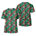 Adorable Cartoon Characters Xmas Golf Shirts, Cute Women's Golf Clothes, Ladies Golf Polos, Christmas Golf Shirt